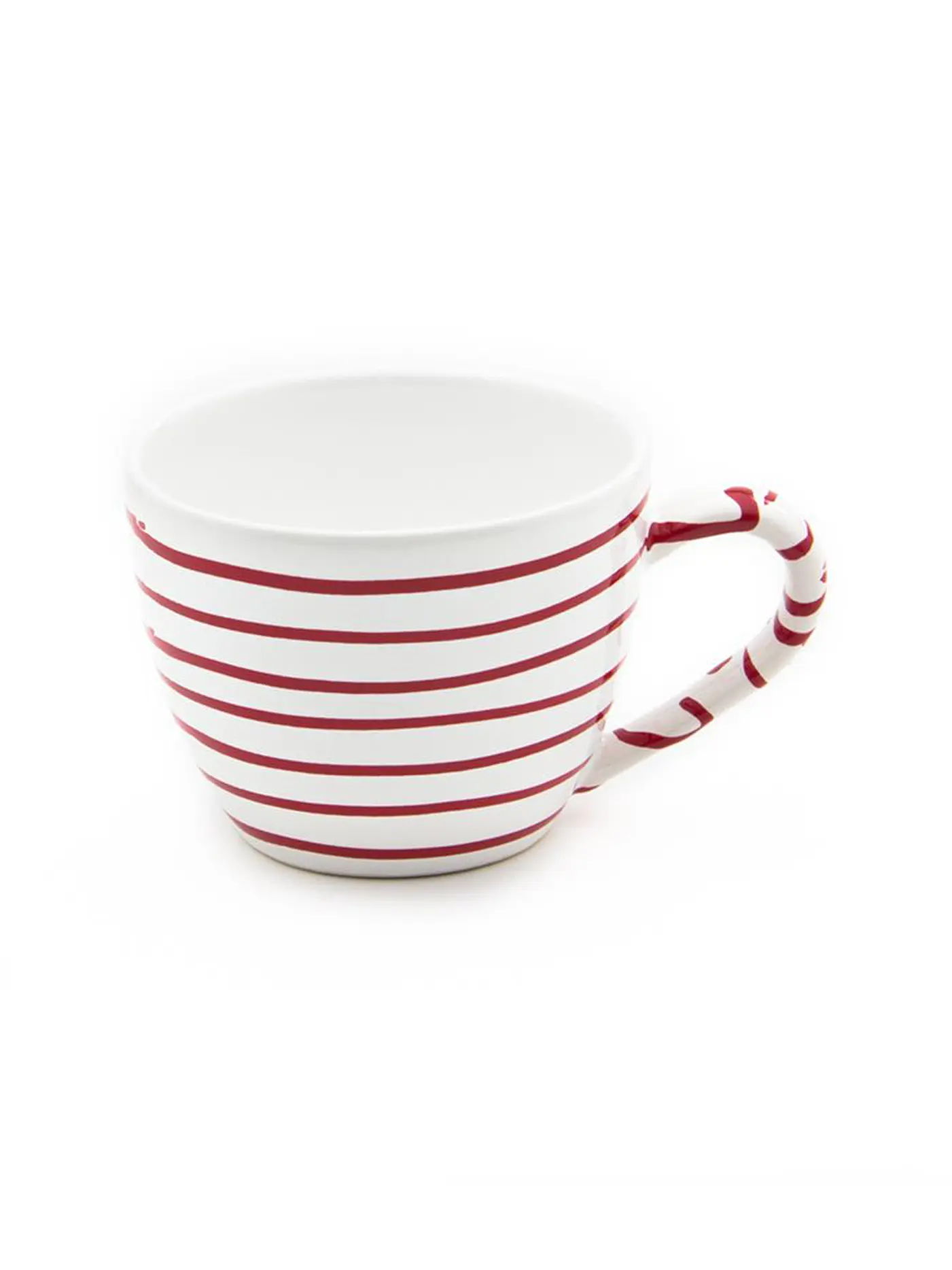 GMUNDNER KERAMIK | Teetasse Maxima "Rot Geflammt" 0,4l | 